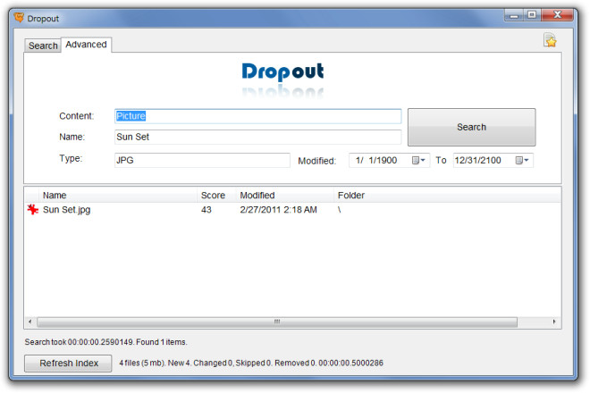 Advanced Search Advanced Search
