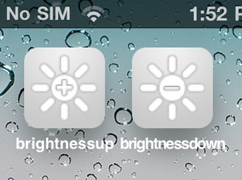 Brightness Icons: Adjust iPhone/ iPad Brightness From The Home Screen