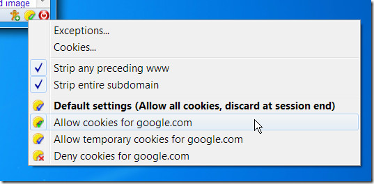 Cookie Controller allow