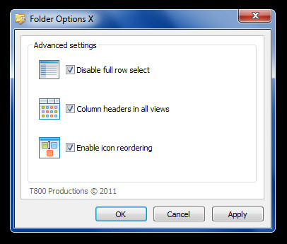 Folder Options X Folder Options X