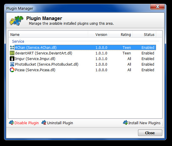 Plugin Manager Plugin Manager