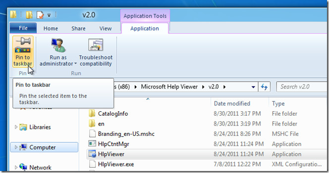 app tab in explorer app tab in explorer
