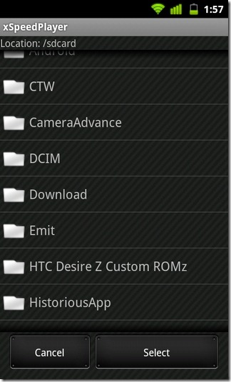 04-xSpeedPlayer-Android-Directories
