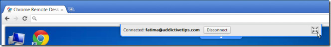 Chrome Remote Desktop BETA full screen Chrome Remote Desktop BETA full screen