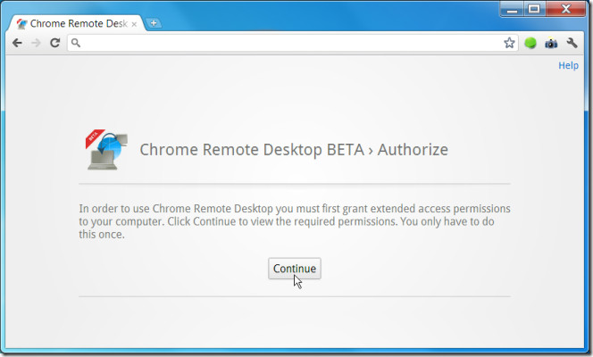 Chrome Remote Desktop BETA permissions Chrome Remote Desktop BETA permissions