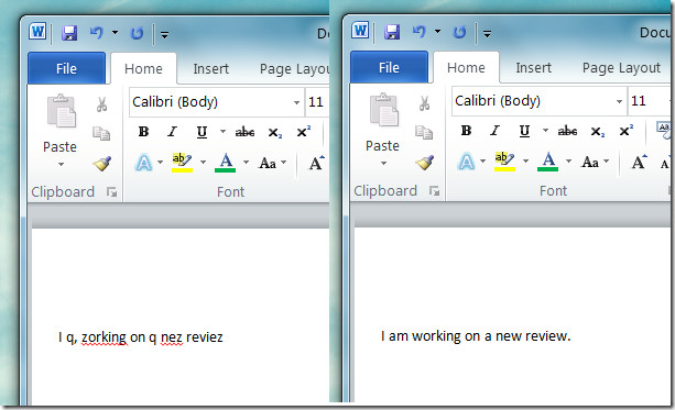 Correction Correction