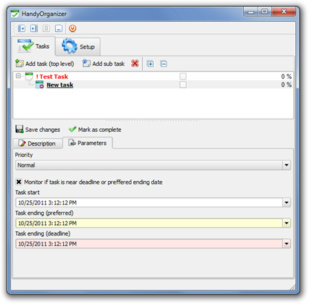 HandyOrganizer Task HandyOrganizer Task
