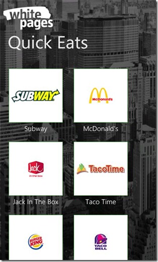 WhitePages Places Category