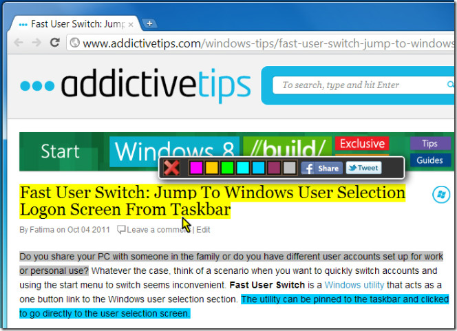 highlight text on a webpage highlight text on a webpage