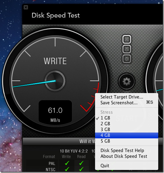 Test Mac Hard Disk Read Speeds Blackmagic Disk Speed