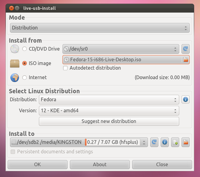 snemand Tempel profil LiveUSB Install: Create Live Linux USB, CD/DVD And Download ISO Images