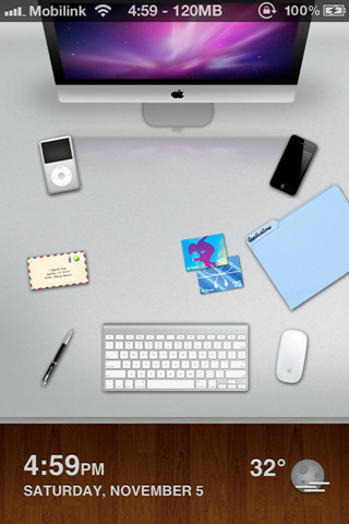Apple Desk Port v2 Dreamboard theme IMG_0521