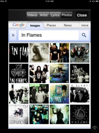 Music Player iOS Artist Images