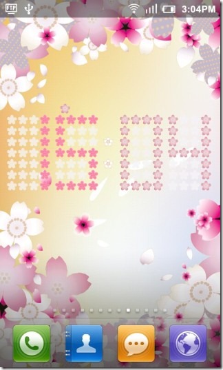 Seasons_Clock_Spring_Live_Wallpaper