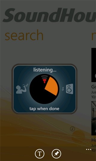 SoundHound Listening
