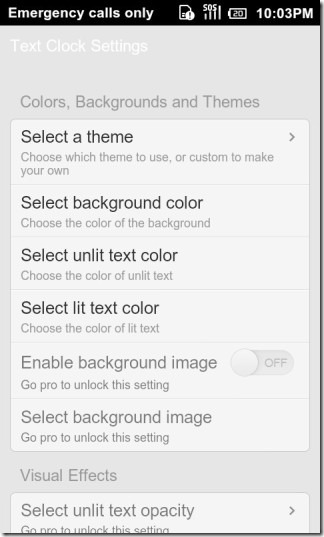 Text_Clock_Lite_Android_Settings