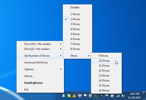 gBurner Virtual Drive gBurner Virtual Drive