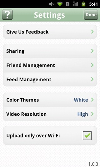 HighlightCam-Social-Android-iOS-Settings HighlightCam-Social-Android-iOS-Settings