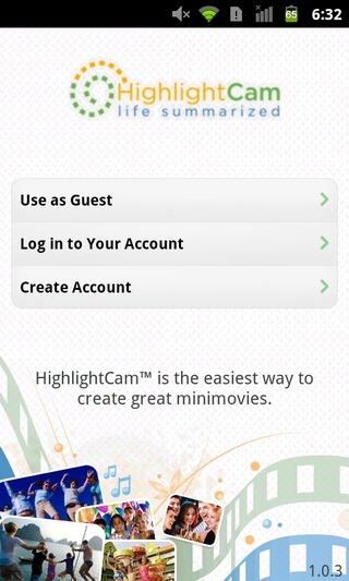 HighlightCam-Social-Android-iOS-Welcome HighlightCam-Social-Android-iOS-Welcome