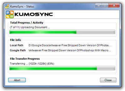 KumoSync - Status KumoSync - Status
