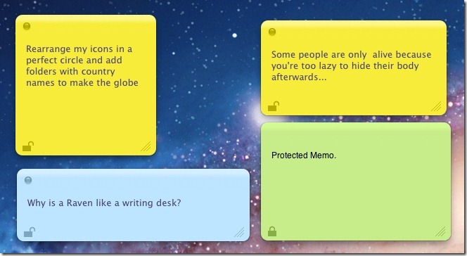 Memo: Add Sticky Notes To Your Desktop [Mac]