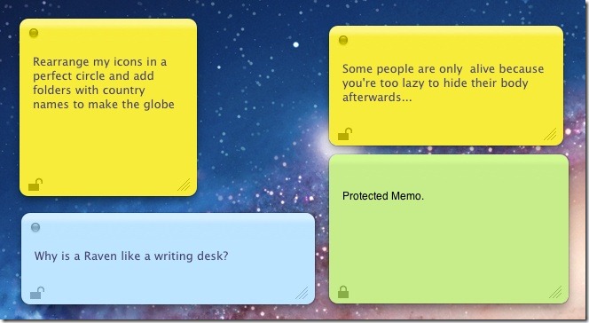 Retouch jordskælv skandaløse Memo: Add Password-Protected Sticky Notes To Your Desktop [Mac]