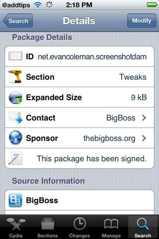Screenshot Dam