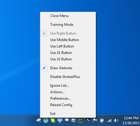 StrokePlus Right Click