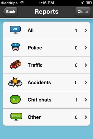 Waze Report Log Waze Report Log