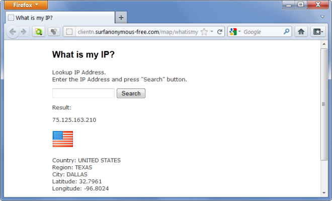 What is my IP - Mozilla Firefox What is my IP - Mozilla Firefox