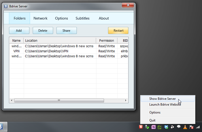 bdrive server bdrive server