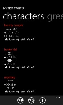 characters characters