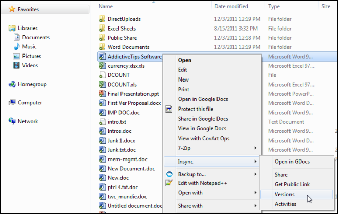 google docs insync google docs insync