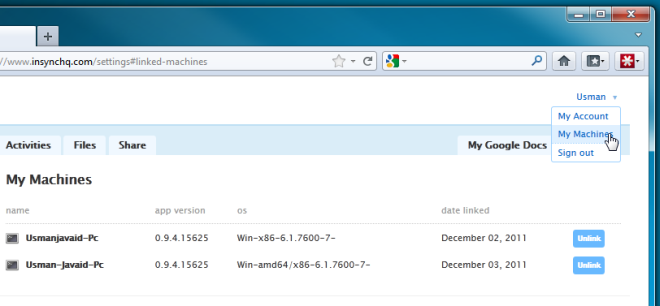 my machines my machines