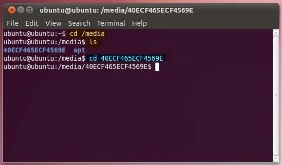 navigate to hard disk navigate to hard disk