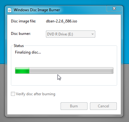 windows disc burn windows disc burn