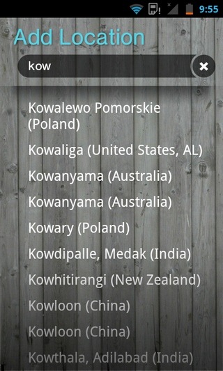 1Weather-Android-Search 1Weather-Android-Search