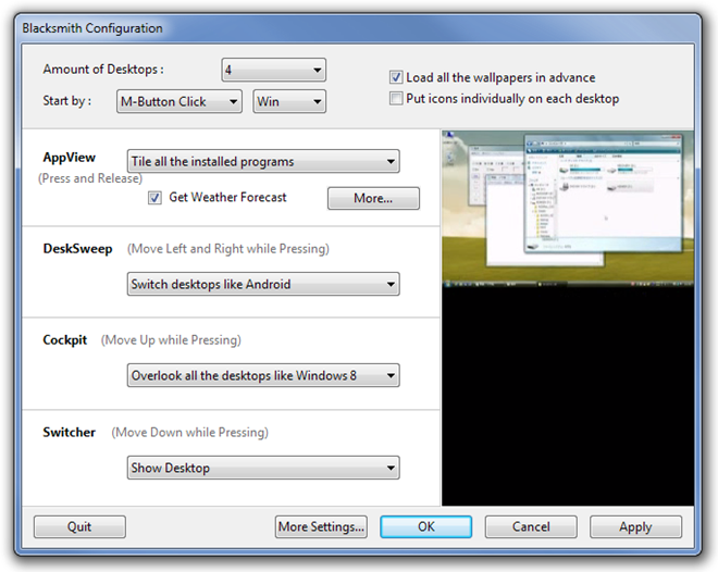 Blacksmith Configuration