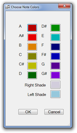 Choose Note Colors Choose Note Colors