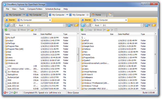 CloudBerry Explorer for OpenStack Storage