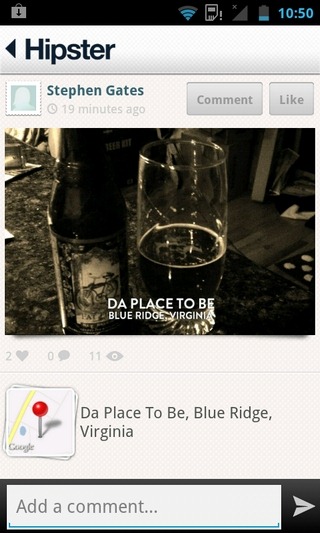 Hipster-Android-Postcard