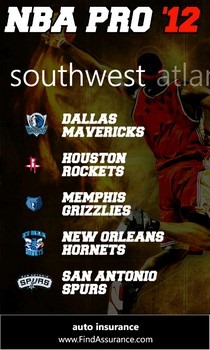 NBA Pro '12 Teams NBA Pro '12 Teams