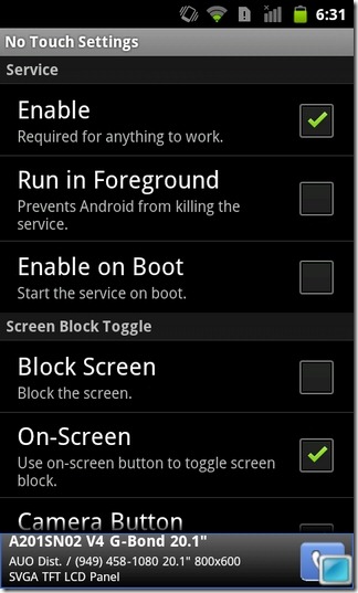 Настройки Android без касания1