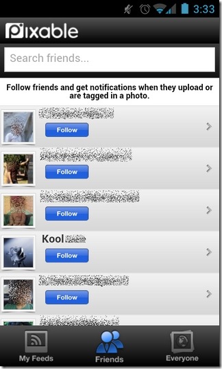Pixable-Android-Friends