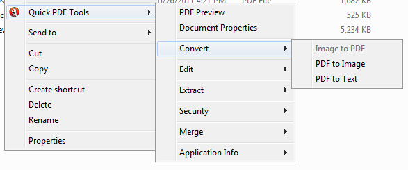 Quick PDF Tools Convert