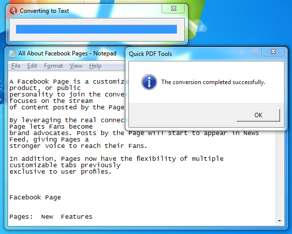 Quick PDF Tools Extract