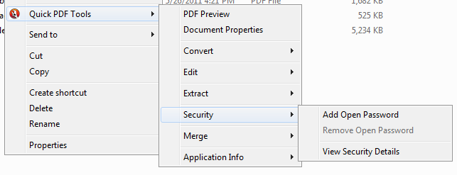 Quick PDF Tools Security