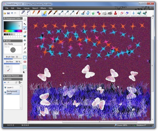Smoothdraw. Как отзеркалить рисунок в SMOOTHDRAW.