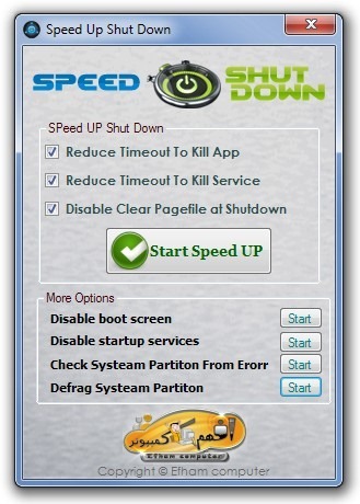 Speed Up Shut Down Speed Up Shut Down