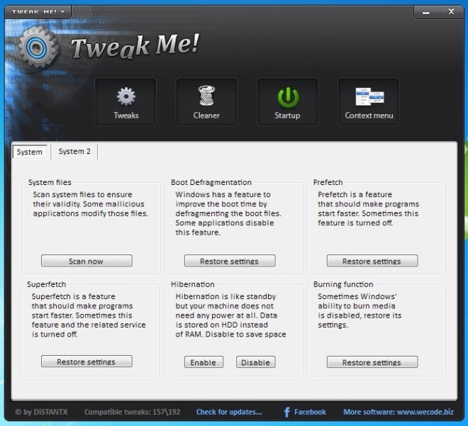 Tweak Me! Fixes